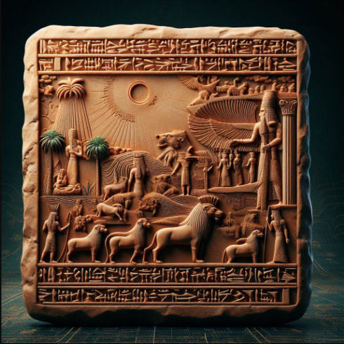 4. Karya Seni Mesopotamia: Cuneiform